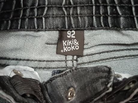 Dívčí černé džíny,zn. kiki&koko, vel.92 (2 roky), kiki&koko,92
