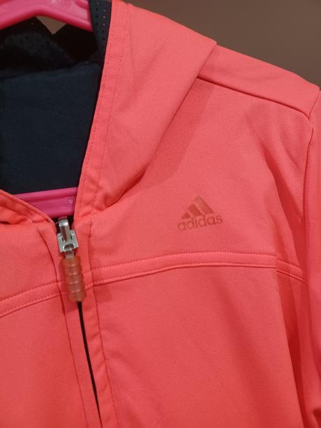 2krát neonová oboustranná bunda adidas 128 + 152, adidas,152