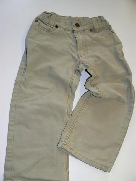 Béžové jeansy captain astounding, h&m,98