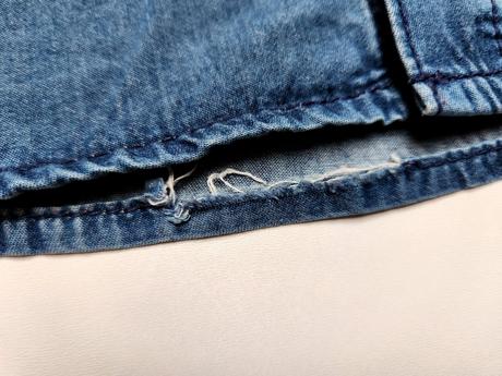 Džínová košile s rolovacím rukávem vel. 134-140, marks & spencer,140