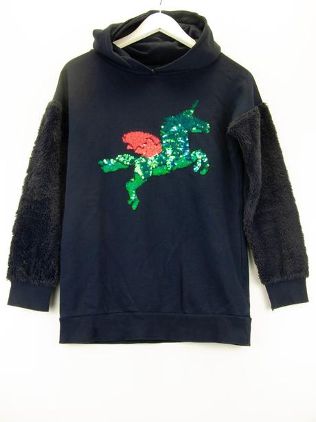Mikina s flitry, bluezoo,152