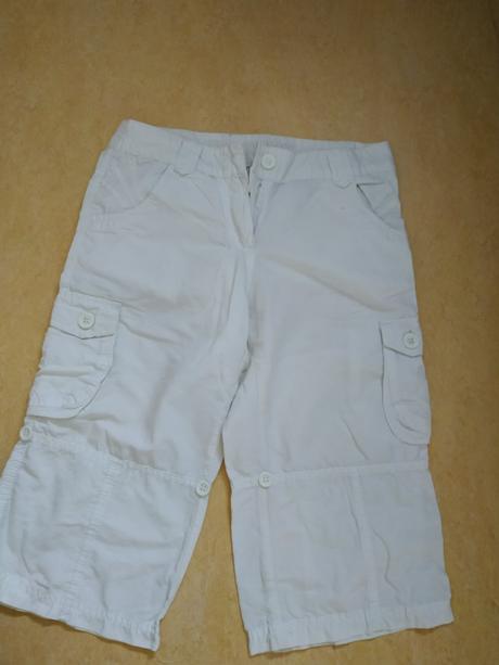 Tříčtvrteční kalhoty vel.140, 140