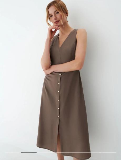 Mohito elegantní midi šaty s páskem, mohito,42