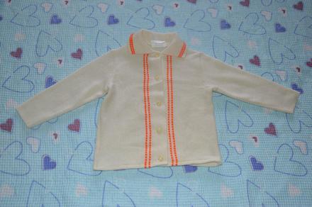 86, 92 retro svetřík s límečkem, 92