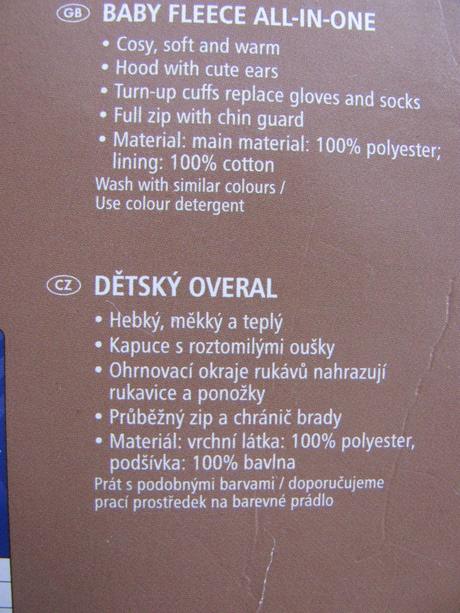 Šedý chlupatý overal, lupilu,74