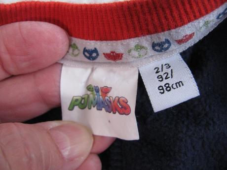 Fleecový spací overal pj masks, 98
