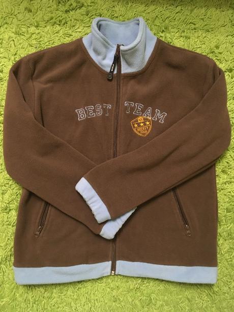 Teplá flísová mikina, wolf,134