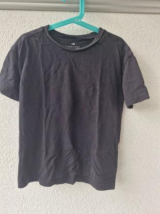Černé tričko, h&m,134