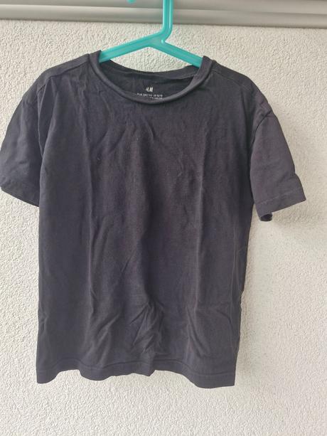 Černé tričko, h&m,134