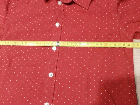 Červená košile hm vel. 122, h&m,122