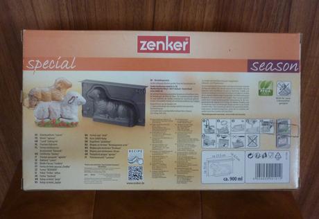 Beránek - pečící forma zn. zenker,