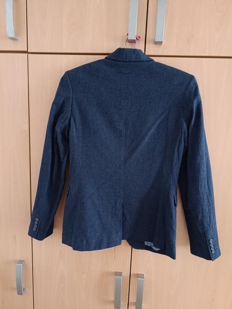 Chlapecké modré sako h&m vel. 158/164, h&m,158