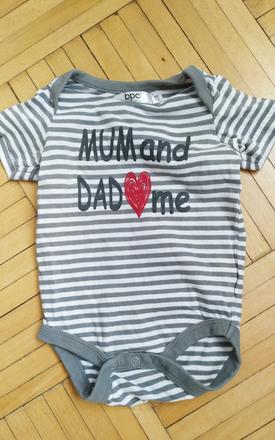 Krásné body s krátkým rukávem v. 68/74 cm, 68