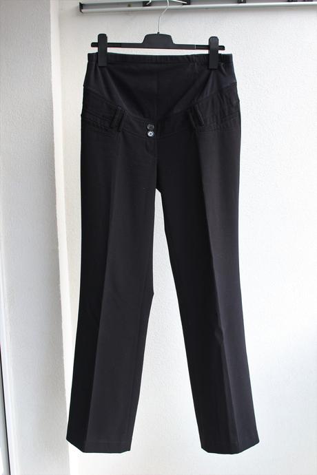 Černé těhotenské kalhoty yessica, 38