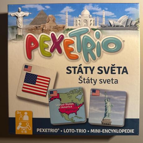 Pexetrio státy evropy a státy světa dvě krabice, 