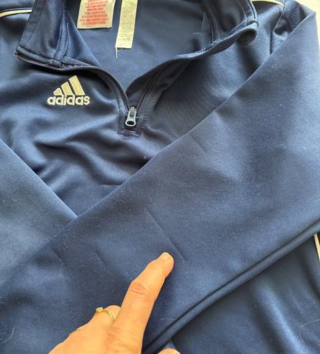 K3/ mikina modra zn. adidas - v.7/8 let, adidas,128