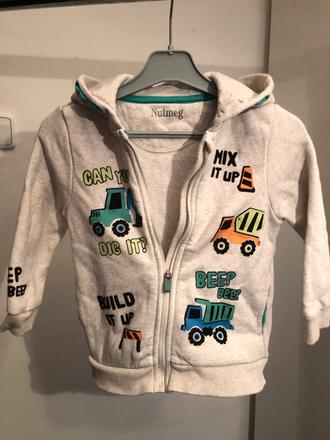 Smetanová mikina s auty, 92