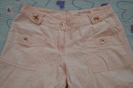 164 letní elastické kalhoty, vel. 36, 164