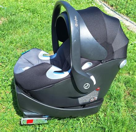 Cybex aton q platinum (black river) + isofix zákla, cybex