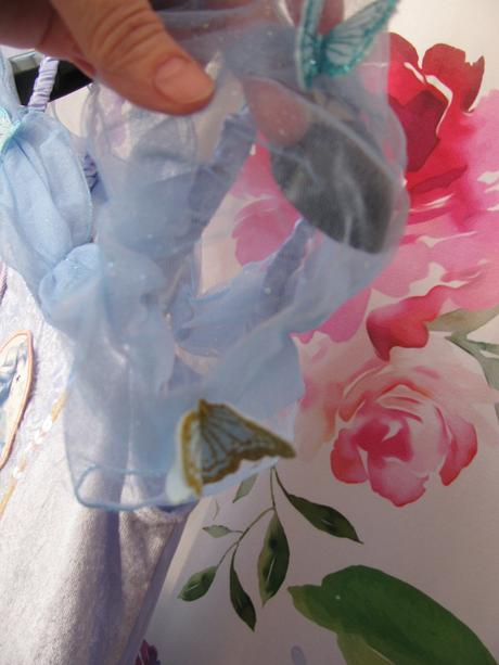 Kostým-krásné modré šaty popelka, cinderella,