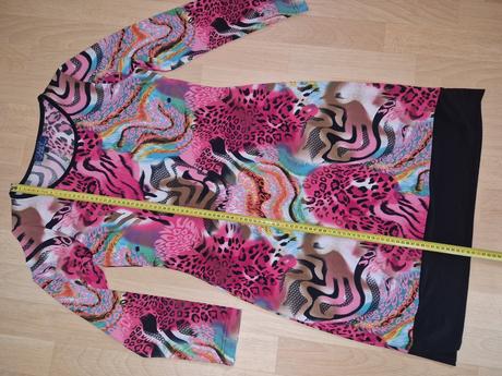 Šaty dlouhý rukáv barevné julie c, m