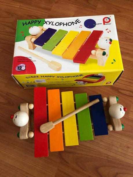 Dřevěny xylofon od 1 roku, 