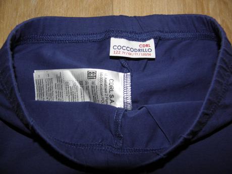 Dívčí kraťasy 3/4 s květy zn. coccodrillo vel.122, coccodrillo,122