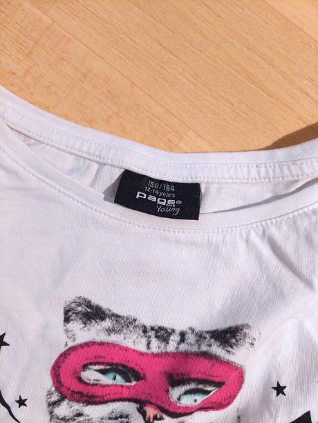 Tričko s dl. rukávem kočka page young, 158