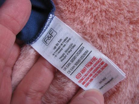 Letní bavlněné modro bílé body se žirafou, f&f,56