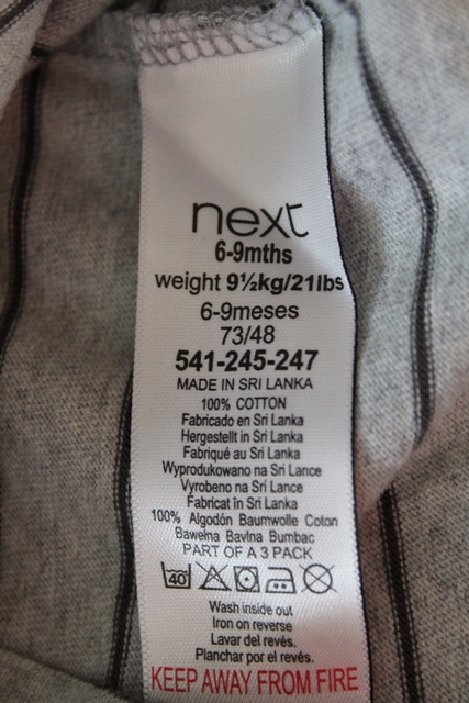 Trička vel. 6 - 9 m, primark,74
