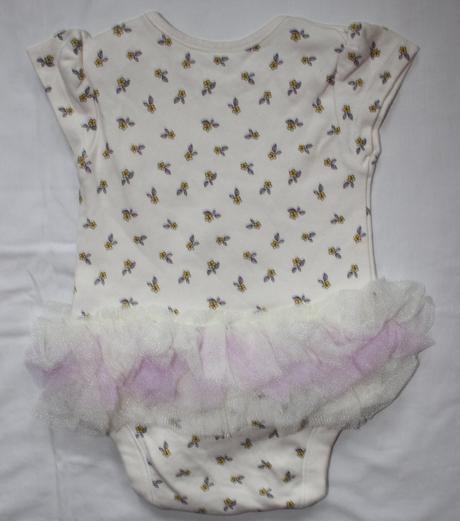 Al47. body s tylovou sukní 3-6 měs., nutmeg,68