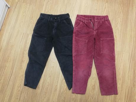 Dvoje manžestráky, vel. 134-140, 134