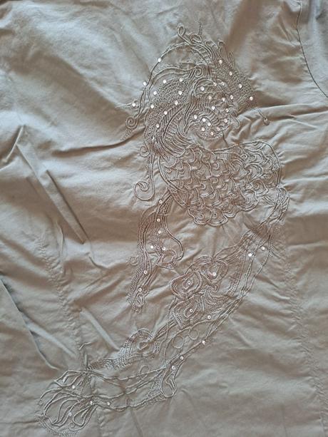 Dívčí košile s krátkým rukávem s kamínky, vel. m, m