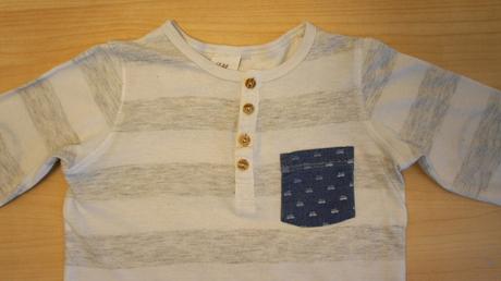 Tričko dl.rukavy zn.h&m vel.80 (9-12m), h&m,80