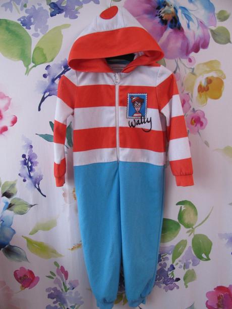 Chlapecký fleecový overal s kapucí na spaní wally, 104