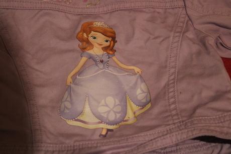 Džínová bunda, bundička princezna sofie, disney,92