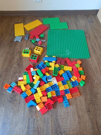Lego duplo kostky, desky,