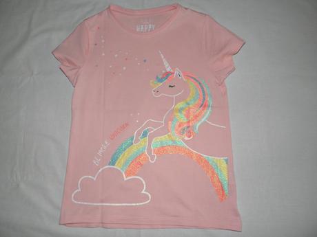 Tričko s jednorožcem zn. f&f vel.134, f&f,134