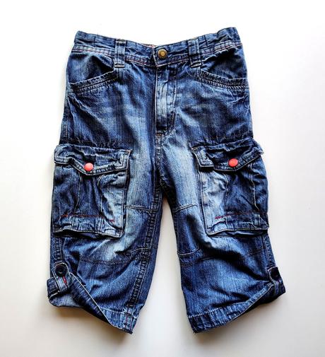 Riflové kapsové kraťasy vel. 116, denim co,116