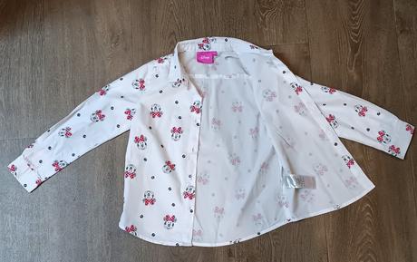 Dívčí košile s minnie, disney, vel.116, disney,116