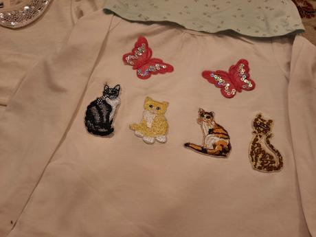 7x tričko s dlouhým rukávem, h&m,98