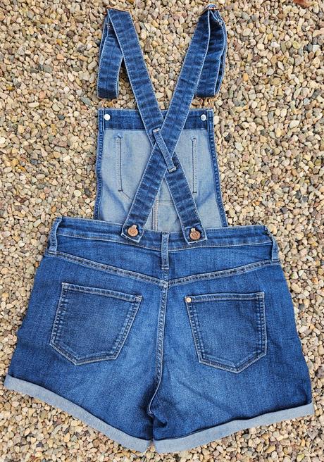 N88	dívčí luxusní riflové laclové kraťasy vel. 152, denim,152