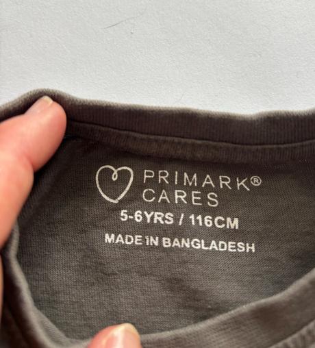 Triko šedo hnědé - v.5/6 let, primark,116