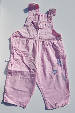 C300	dívčí plátěné kalhoty vel. 80, 80