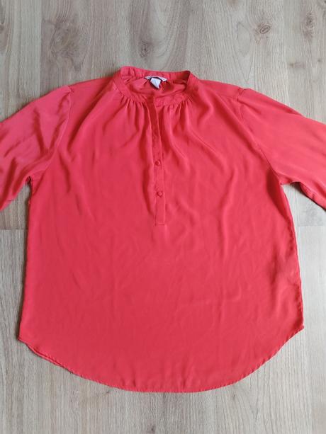 Halenka l xl 40 42 červená, h&m,l