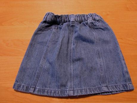 Dívčí džínová sukýnka vel 122-128, george,128