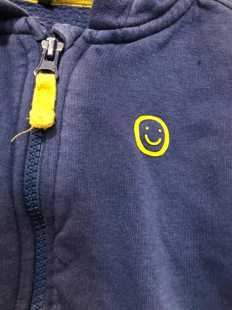 Modrá mikina s kapucí, 98