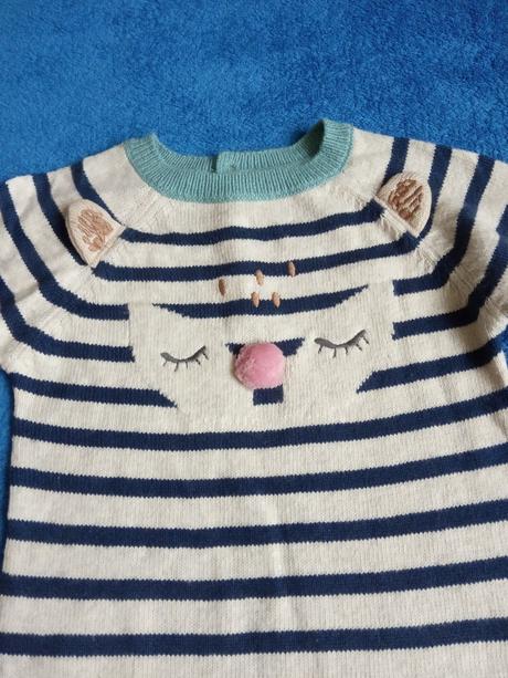Pletené šaty 2-3roky, marks & spencer,98