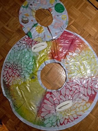 Velký plavavi kruh +maly zdarma,