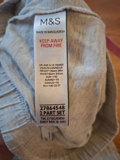 Spodní díl pyžamka m&s č.140, marks & spencer,140